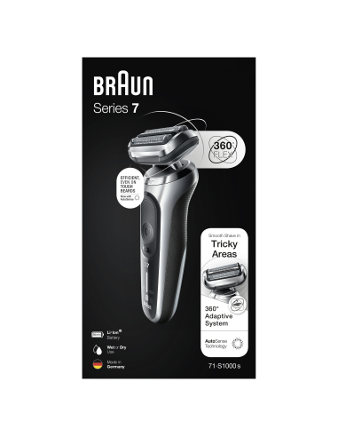 71-S1000s skuveklis Series 7 360° Flex,  AutoSence