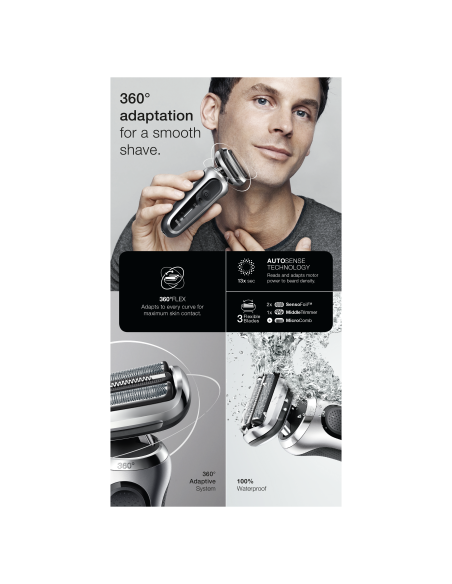 71-S1000s skuveklis Series 7 360° Flex,  AutoSence