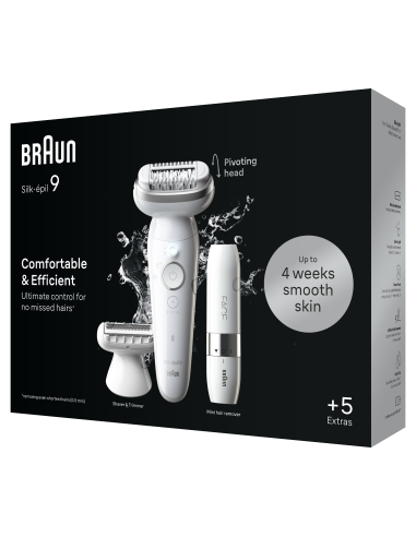 SES9-341 Braun Silk•épil 9 Epiliatorius +...