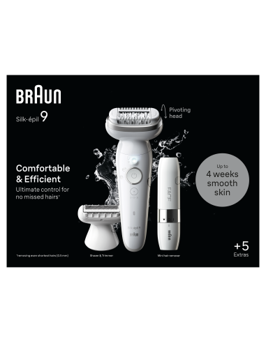 SES9-341 Braun Silk•épil 9 Epiliatorius +...