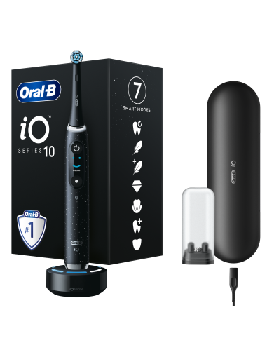 iOM10.1B4.2AD Oral-B iO10 Elektrinis Dantų Šepetėlis Cosmic Black