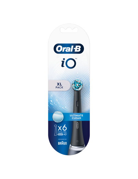 CB-6 Oral-B iO Ultimate Clean Black XL varuharjapead 6tk.