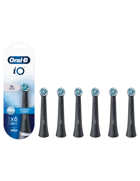 CB-6 Oral-B iO Ultimate Clean Black XL varuharjapead 6tk.