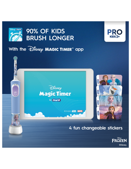 D103.413.2K Vitality PRO Kids Elektriskā Zobu Birste 3+ Frozen