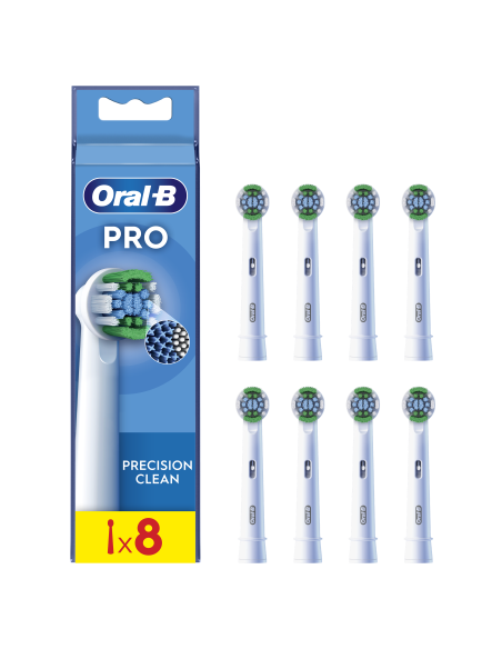 Oral-B EB20-8 Precision Clean Pro Zobu Birstes Uzgaļi, 8 Gab