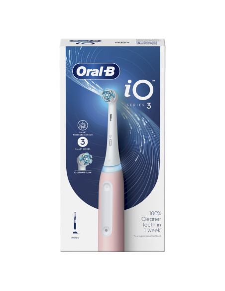 iOG3.1A6.0 Oral-B iO3 Elektriskā Zobu Birste Blush Pink