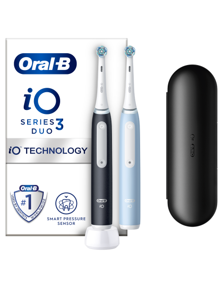 iOG3d.2i6.2K Oral-B iO3 Elektriline Hambahari Matt Black/Ice Blue Duo Pack Edition