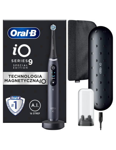 IOM9.1B2.2ADH Oral-B iO9 Elektriskā Zobu Birste Black Special Edition