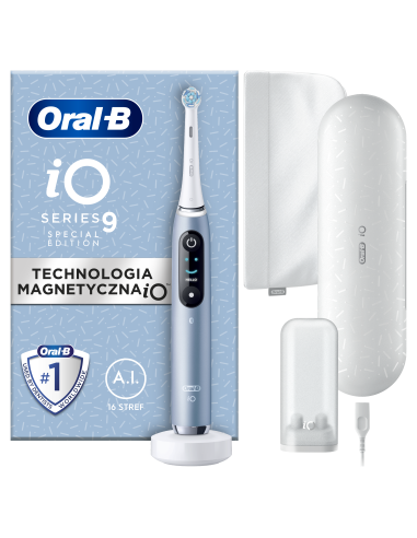 IOM9.1A1.1ADH Oral-B iO9 Elektriskā Zobu Birste Aqua Marine Special Edition