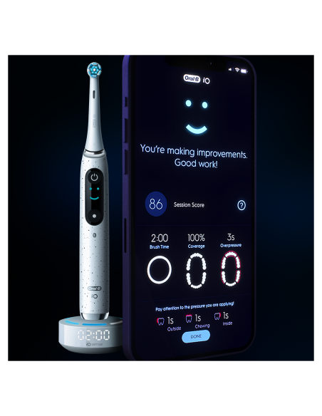 iOM10.1A3.1AD Oral-B iO10 Elektriskā Zobu Birste Stardust White
