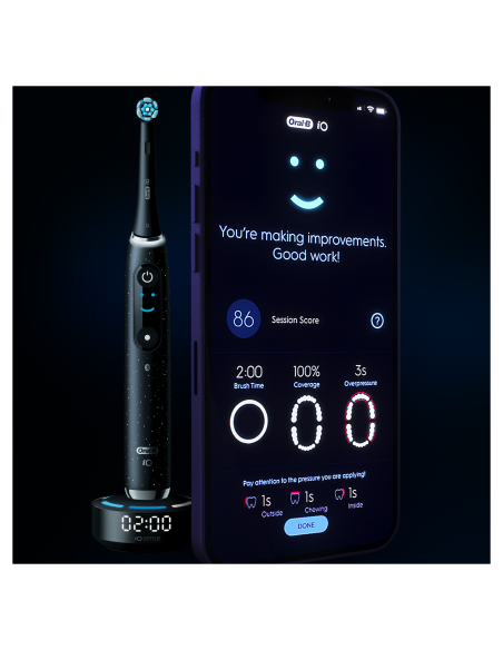 iOM10.1B4.2AD Oral-B iO10 Elektrinis Dantų Šepetėlis Cosmic Black