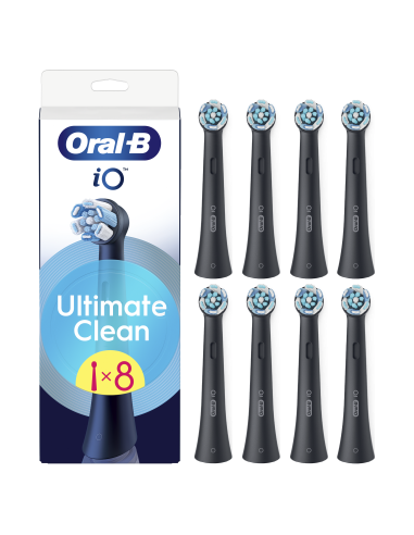 CBF 8 Oral-B UltimateClean Black Dantų Šepetėlio Galvutės, 8 Vnt.