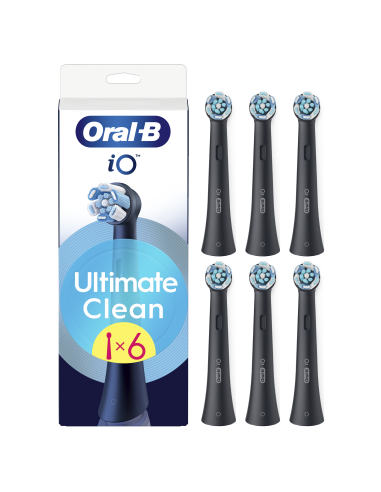 CBF-6 Oral-B UltimateClean Black Dantų Šepetėlio Galvutės, 6 Vnt.