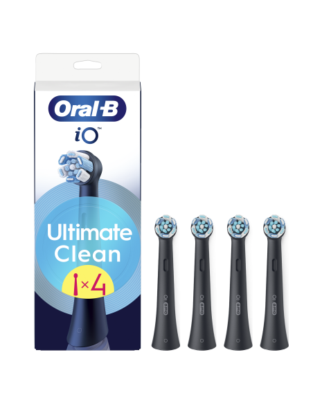 CBF-4 Oral-B UltimateClean Black Zobu Birstes Uzgaļi, 4 Gab