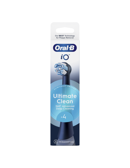 CBF-4 Oral-B UltimateClean Black Zobu Birstes Uzgaļi, 4 Gab