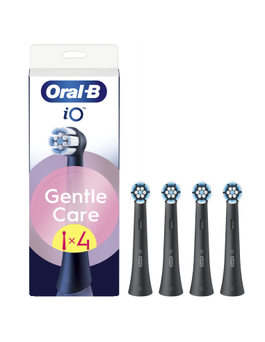 SBF-4 Oral-B GentleCare Black Dantų Šepetėlio Galvutės, 4 Vnt.