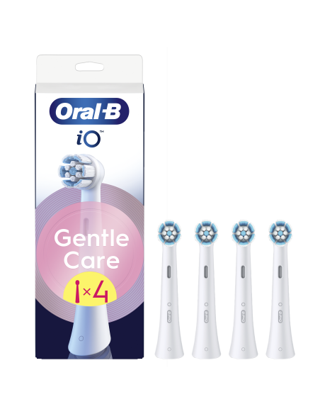 SWF-4 Oral-B GentleCare White Zobu Birstes Uzgaļi, 4 Gab