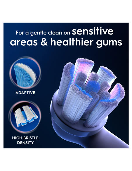 SWF-4 Oral-B GentleCare White Zobu Birstes Uzgaļi, 4 Gab