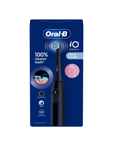iOS2.1D9.0 Oral-B iO2 Elektriskā Zobu Birste Night Black