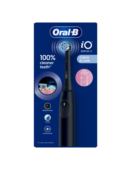 iOS2.1D9.0 Oral-B iO2 Elektriskā Zobu Birste Night Black