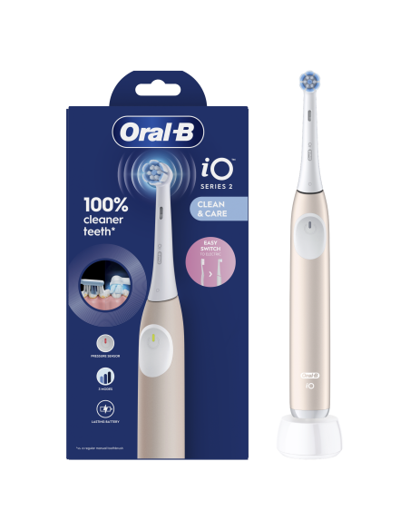 iOS2.1C9.0P Oral-B iO2 Elektriskā Zobu Birste Calm Pink