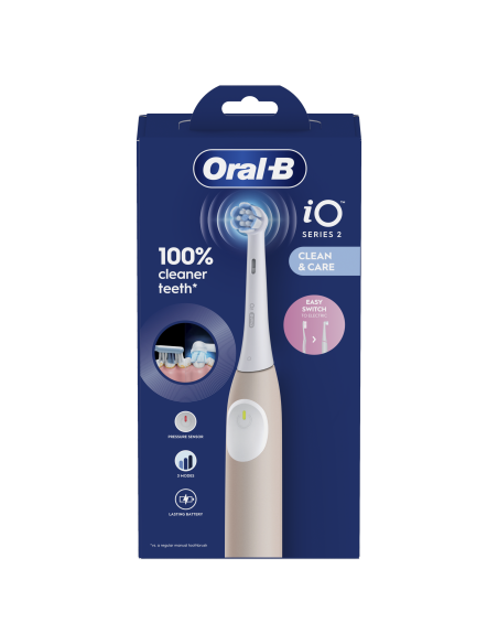 iOS2.1C9.0P Oral-B iO2 Elektriskā Zobu Birste Calm Pink