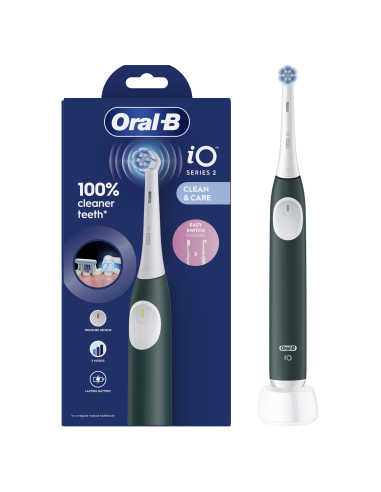 iOS2.1C9.0G Oral-B iO2 Elektrinis Dantų Šepetėlis Green Forest