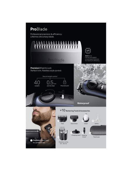 BT7540 Braun Bārdas Trimmeris