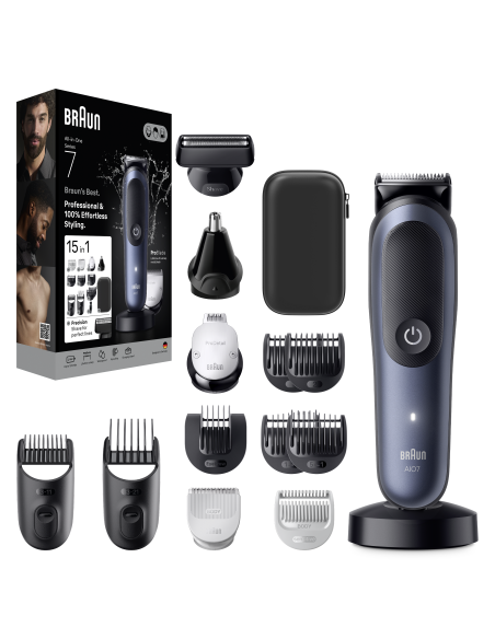 AIO7580 Braun Trimmeru Komplekts Viss Vienā 15in1