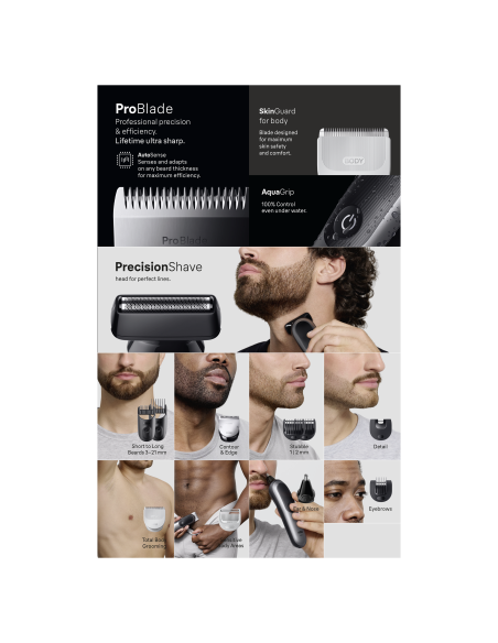 AIO7560 Braun Kirpimo Rinkinys Viskas Viename 13in1