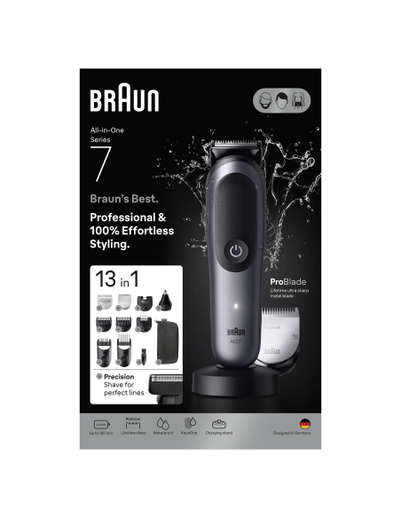 AIO7560 Braun Trimmeri Komplekt 13in1 piirel