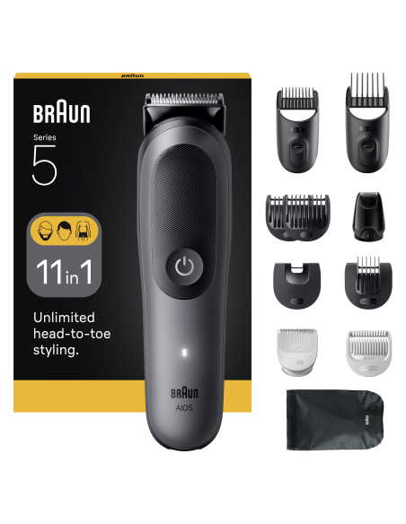 AIO5560 Braun Kirpimo Rinkinys Viskas Viename 11in1