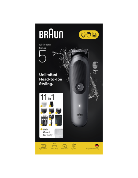 AIO5560 Braun Kirpimo Rinkinys Viskas Viename 11in1