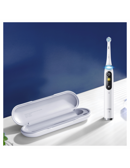 iOM9.1A1.1AD Oral-B iO9 Elektrinis Dantų Šepetėlis White Alabaster