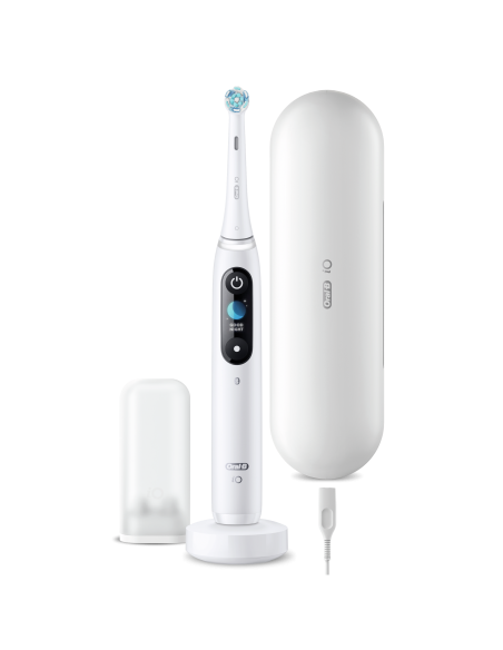 iOM9.1A1.1AD Oral-B iO9 Elektrinis Dantų Šepetėlis White Alabaster