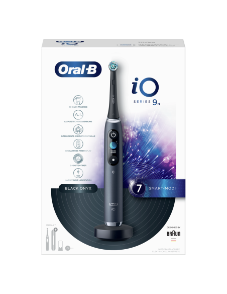 iOM9.1B2.2AD Oral-B iO9 Elektriskā Zobu Birste Black Onyx