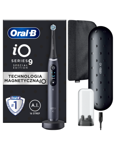 IOM9.1B2.2ADH Oral-B iO9 Elektriskā Zobu Birste Black Special Edition