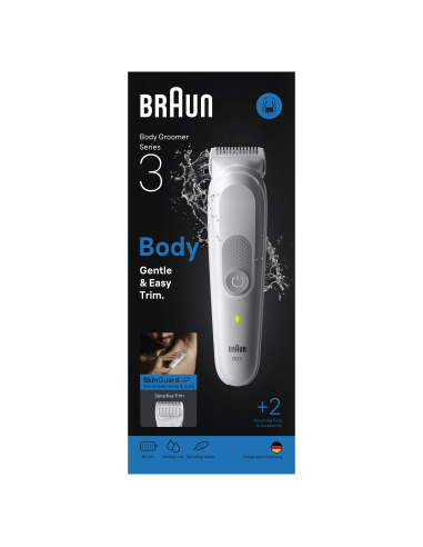 BG3500 Braun kūno plaukų kirpimo mašinėlė