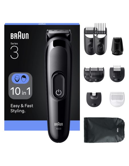 AIO3560  Braun Kirpimo Rinkinys Viskas Viename 10in1