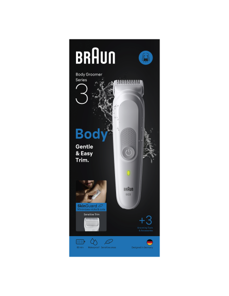 BG3530 Braun matu griešanas ierīce ķermenim 