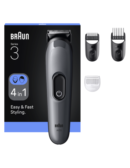 AIO3500 Braun Kirpimo Rinkinys Viskas Viename 4in1