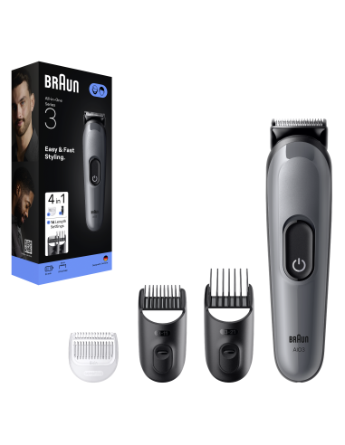AIO3500 Braun Trimmeri Komplekt 4in1 piirel