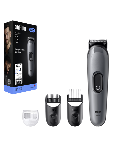AIO3500 Braun Kirpimo Rinkinys Viskas Viename 4in1