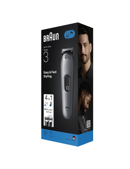 AIO3500 Braun Trimmeri Komplekt 4in1 piirel