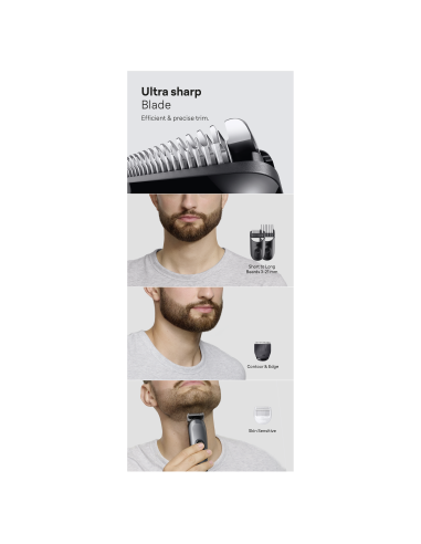 AIO3500 Braun Trimmeri Komplekt 4in1 piirel