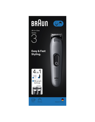 AIO3500 Braun Kirpimo Rinkinys Viskas Viename...