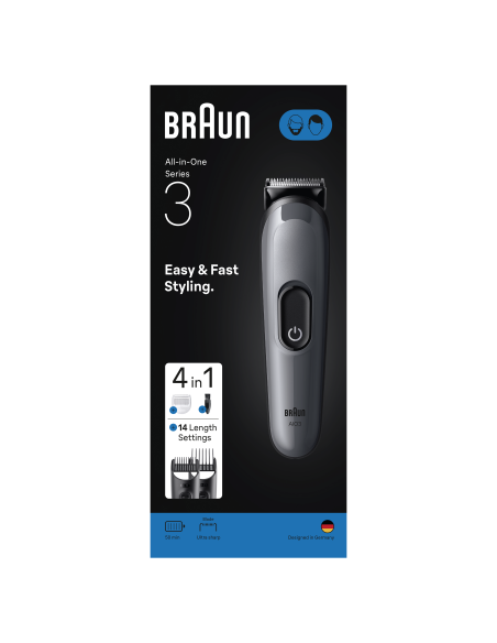 AIO3500 Braun Kirpimo Rinkinys Viskas Viename 4in1