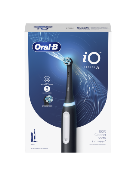 iOG3.1A6.0BK Oral-B iO3 elektriline hambahari Matt Black+TC