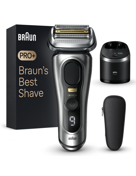 9567CC Skuveklis Series 9 Pro+ Auduma Maciņš Ceļojumiem + Clean&Charge 