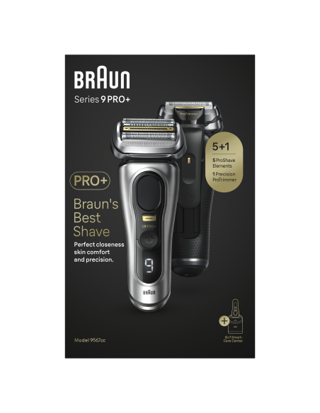 9567CC Skuveklis Series 9 Pro+ Auduma Maciņš Ceļojumiem + Clean&Charge 